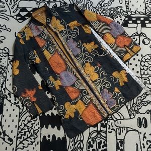 Reversible Kantha Coat
